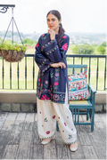 Embroidered Lawn Unstitched 2PC Set | RJ7124