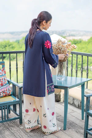 Embroidered Lawn Unstitched 2PC Set | RJ7124