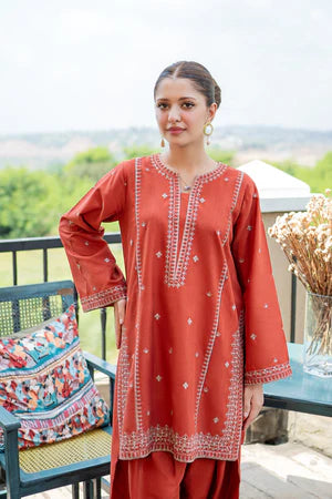 Embroidered Lawn Unstitched 3PC Set | AM7129