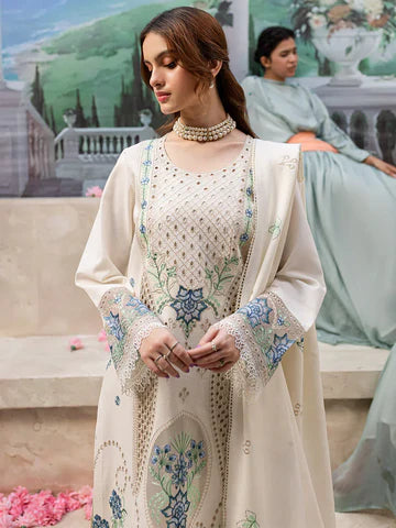 Embroidered Lawn Unstitched 3PC Set | RJ7114