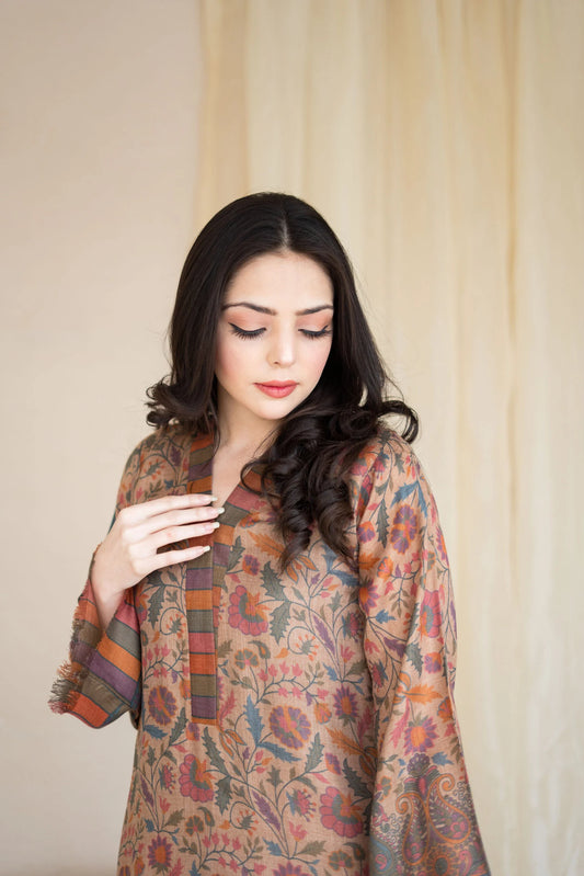 Printed Lawn Unstitched 2PC Set | FS7107
