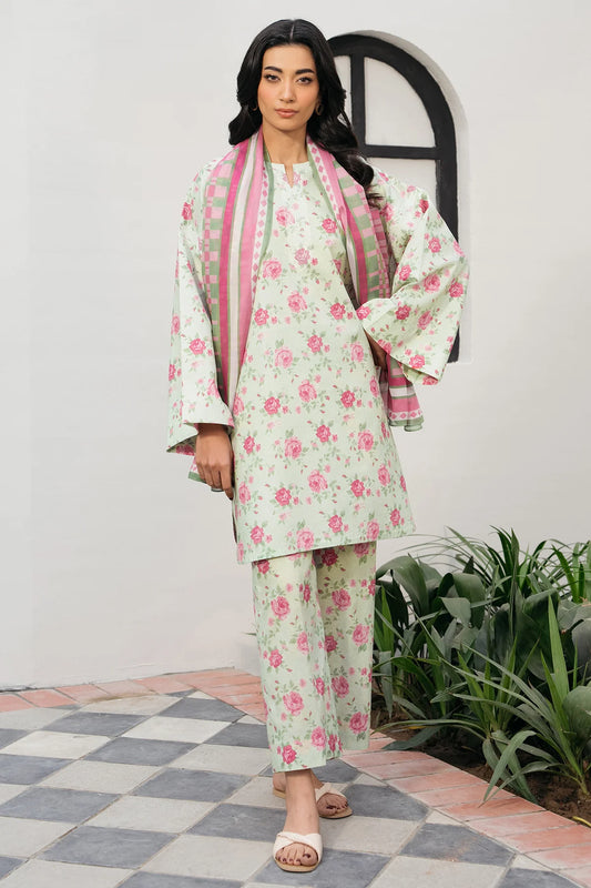 Printed Lawn Unstitched 3PC Set | MM1616