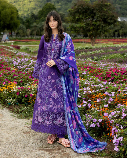Embroidered Lawn Unstitched 3PC Set | RJ7116