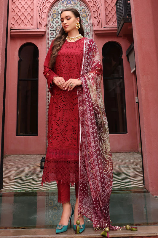Embroidered Lawn Unstitched 3PC Set | MM1263