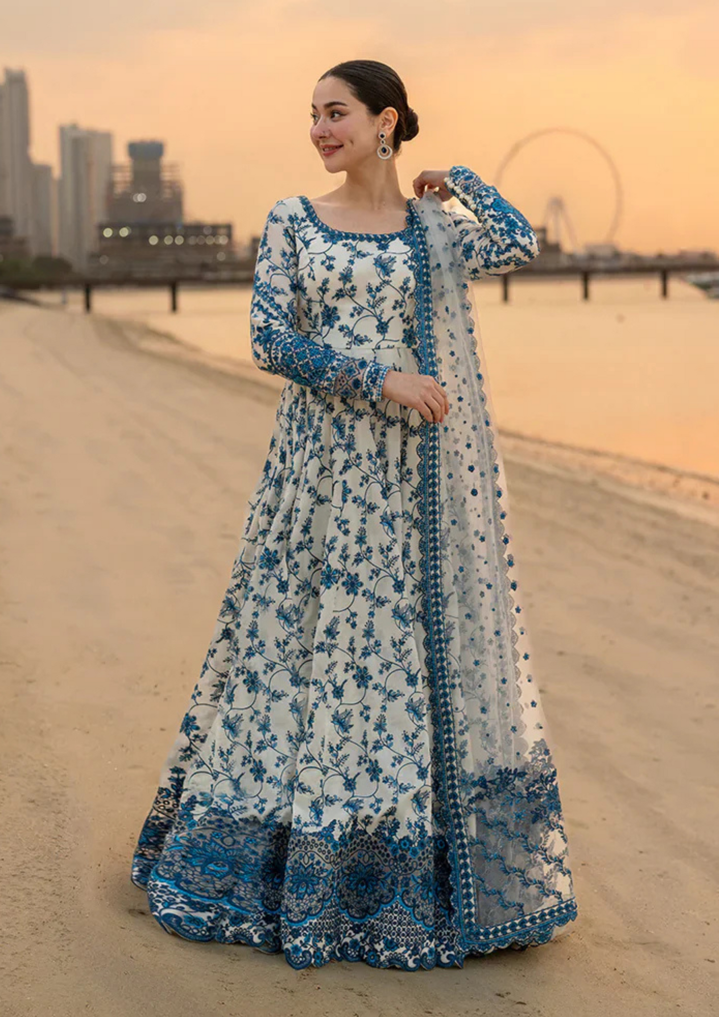 Embroidered Lawn Unstitched 3PC Set |RJ7130