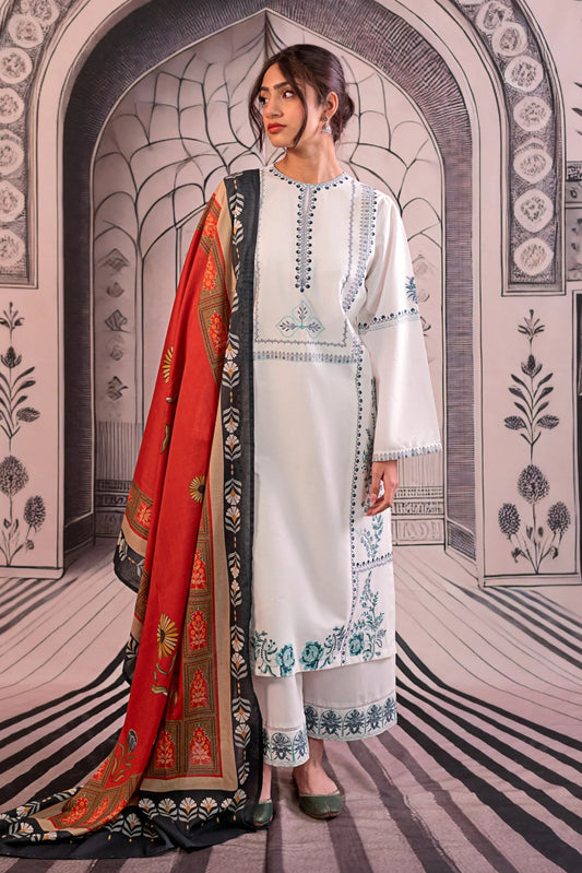 Embroidered Lawn Unstitched 3PC Set | MM1249
