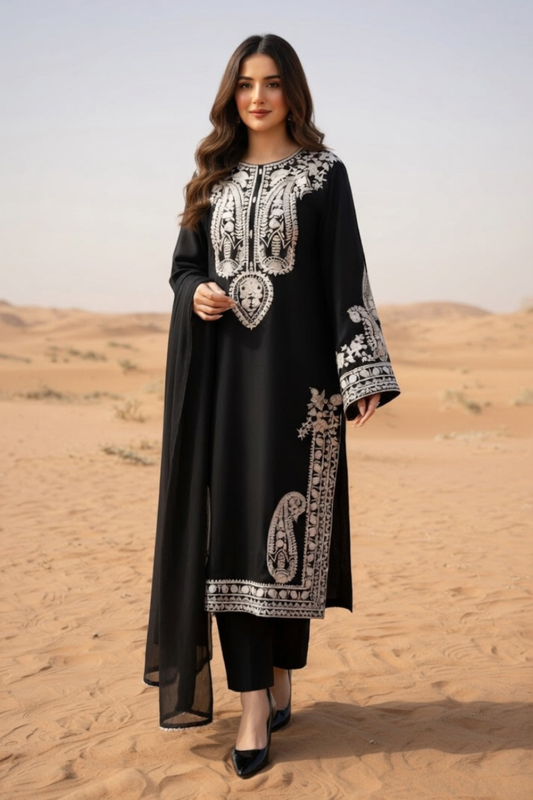 Embroidered Lawn Unstitched 3PC Set | FS7098