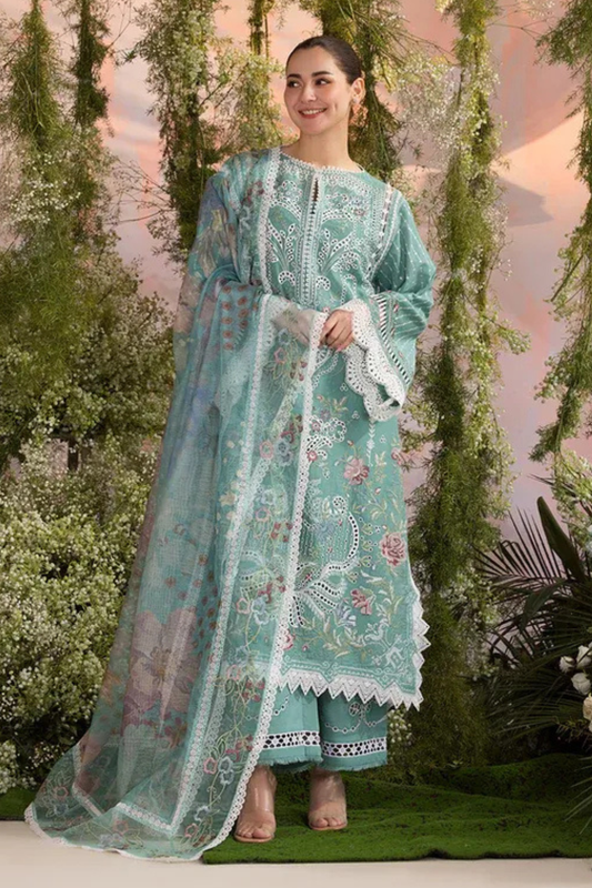 Embroidered Lawn Unstitched 3PC Set | FS7017