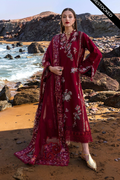 Embroidered Dhanak Unstitched 3PC Set | FS3133