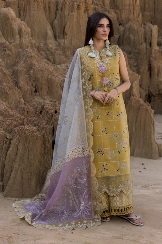 Embroidered Lawn Unstitched 3PC Set | FS7025