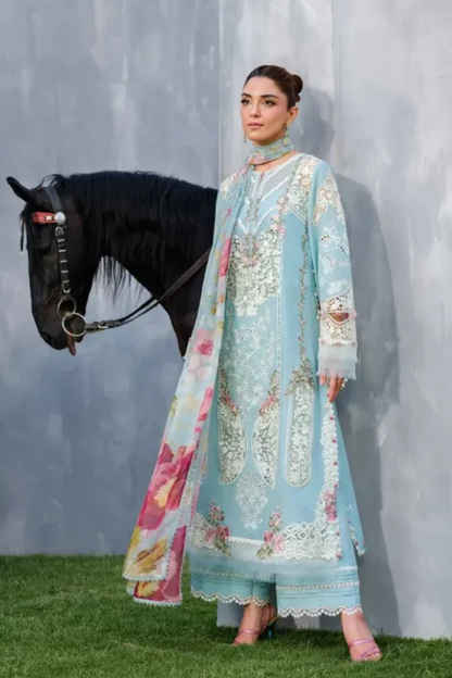 Embroidered Lawn Unstitched 3PC Set | FS7059