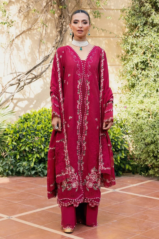 Embroidered Lawn Unstitched 3PC Set | FS7092