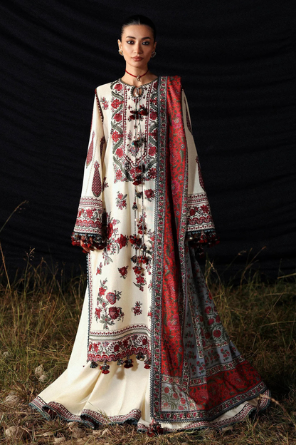Embroidered Lawn Unstitched 3PC Set | FS7074