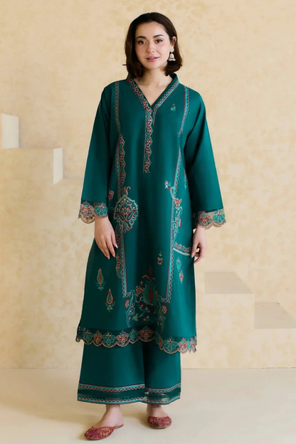 Embroidered Lawn Unstitched 2PC Set | FS7076