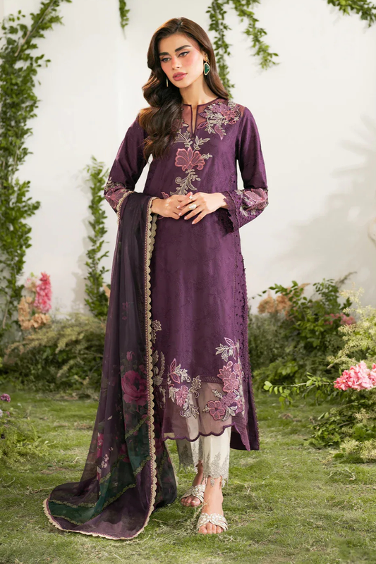 Embroidered Lawn Unstitched 3PC Set | FS7085