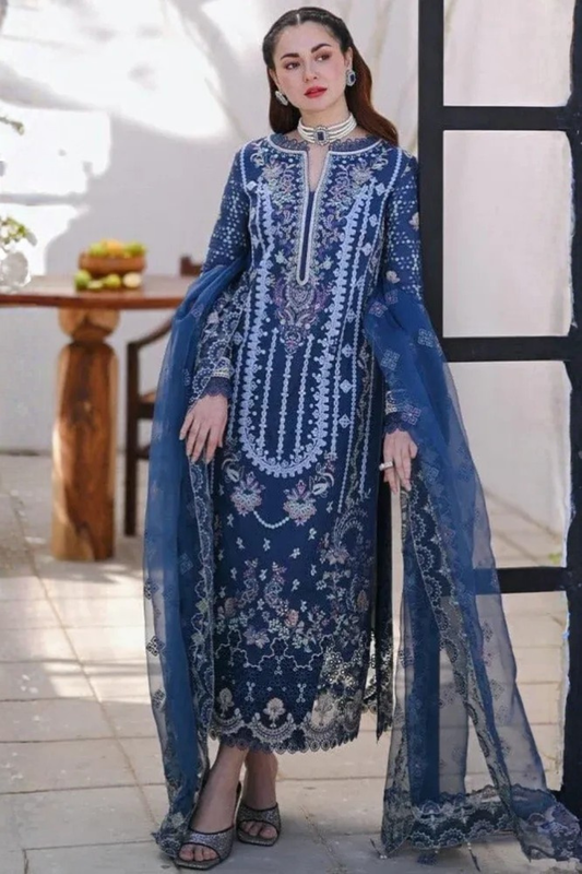 Embroidered Lawn Unstitched 3PC Set | FS7097