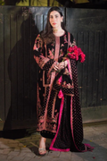 Embroidered Velvet Unstitched 3PC Set | FS3127