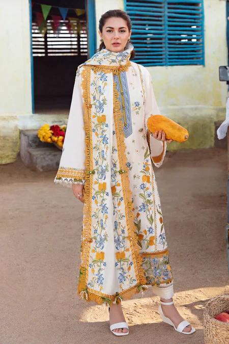 Embroidered Lawn Unstitched 3PC Set | FS7080