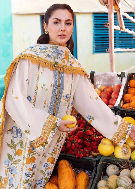 Embroidered Lawn Unstitched 3PC Set | FS7100