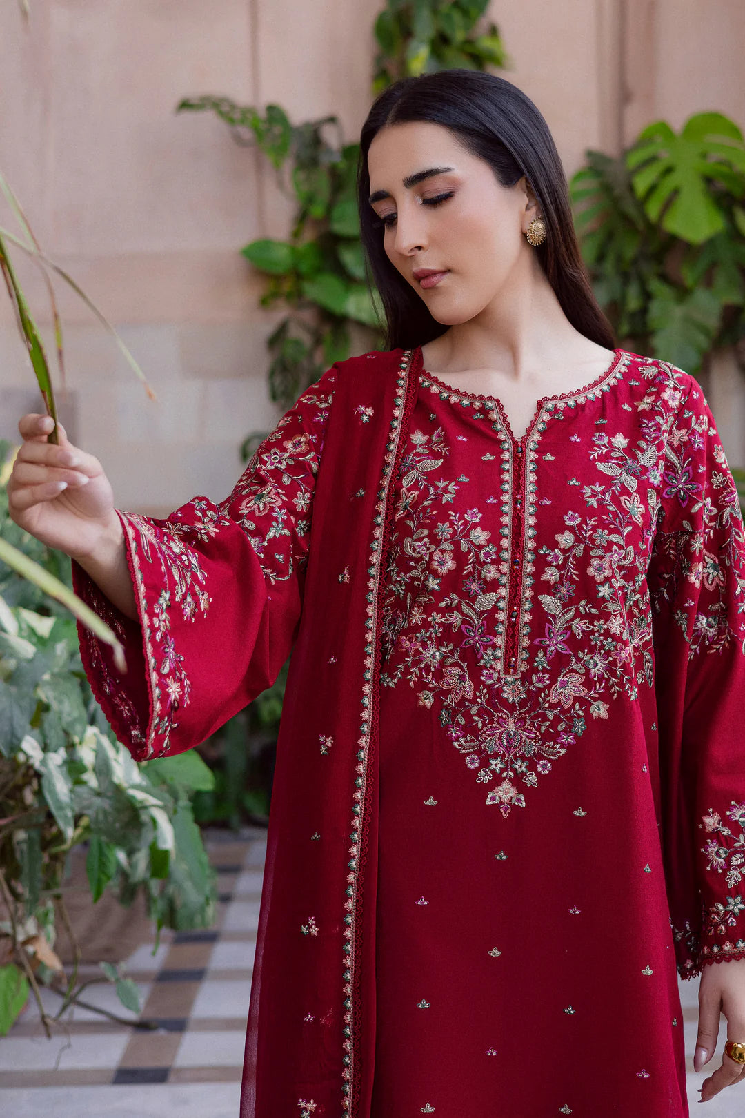 Embroidered Lawn Unstitched 3PC Set | AM7121