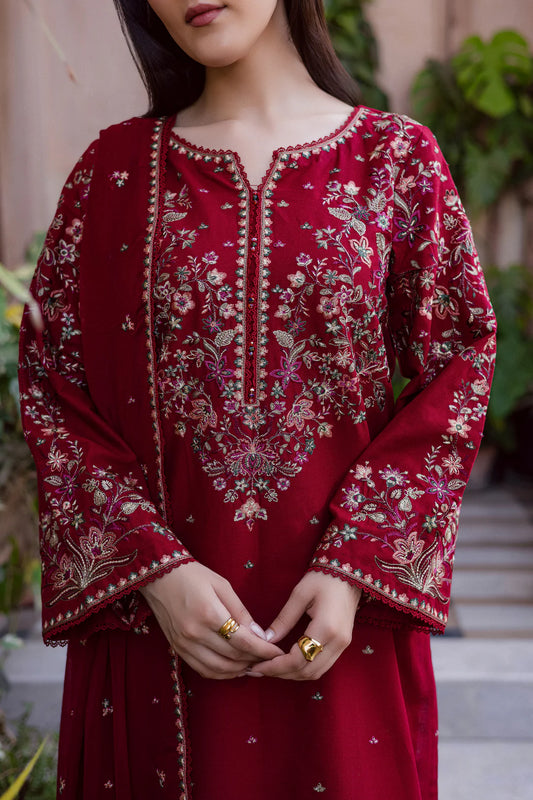 Embroidered Lawn Unstitched 3PC Set | AM7121