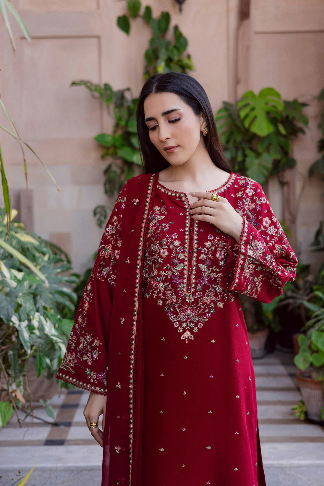 Embroidered Lawn Unstitched 3PC Set | AM7121