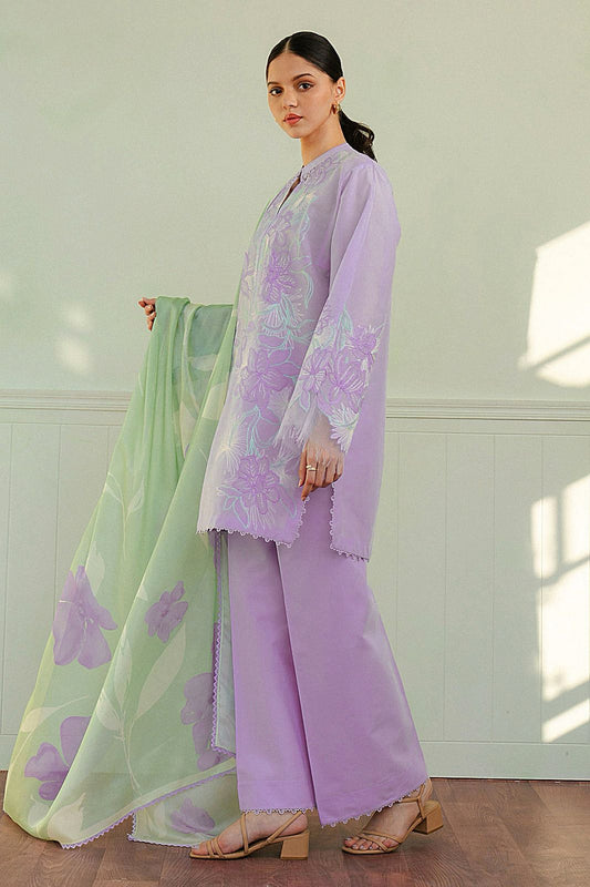 Embroidered Lawn Unstitched 3PC Set | MM1257