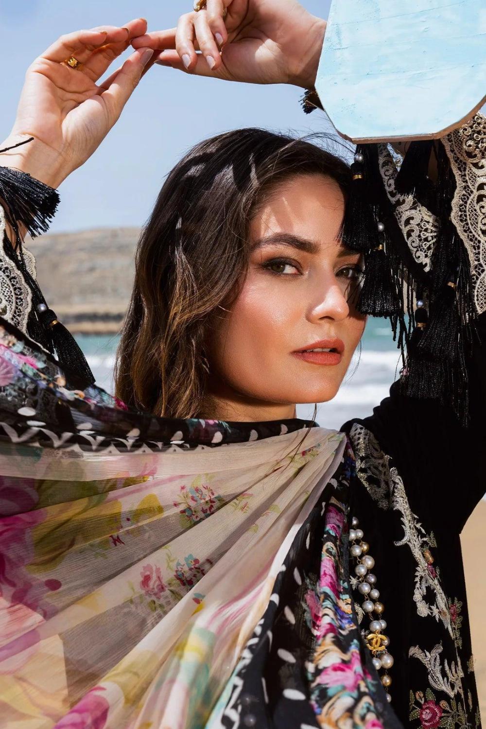 Embroidered  Dhanak Unstitched 3PC Set | FS3087