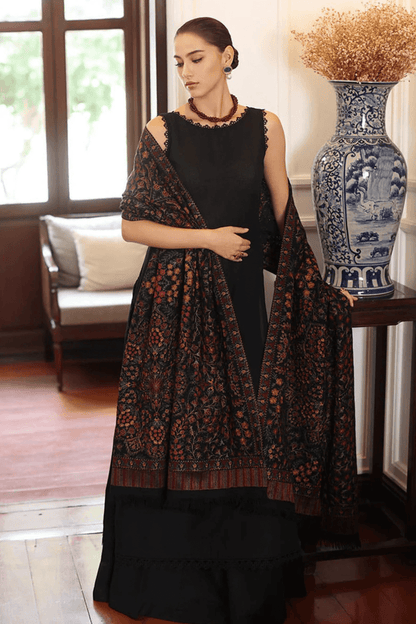 Embroidered  Dhanak Unstitched 3PC Set | FS3086