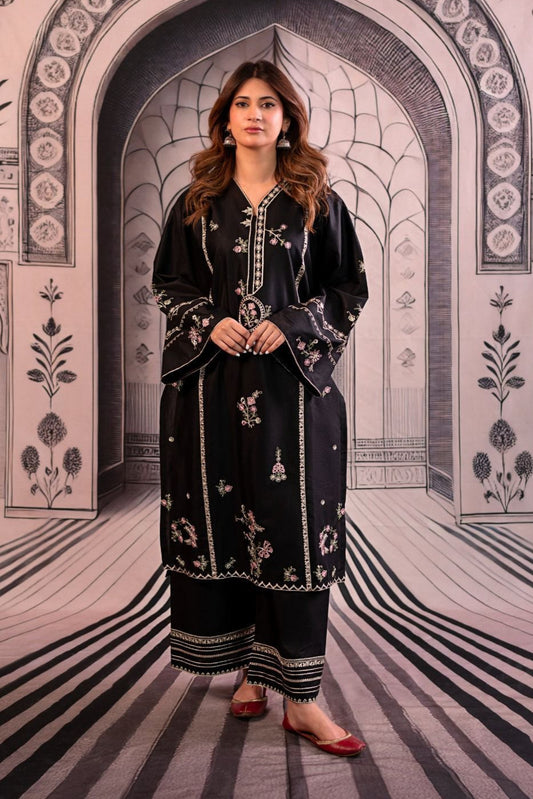 Embroidered Lawn Unstitched 2PC Set | MM1258