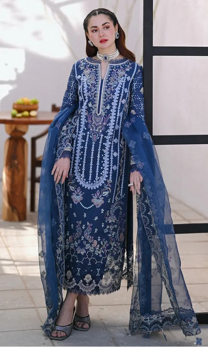 Embroidered Lawn Unstitched 3PC Set | FS7097