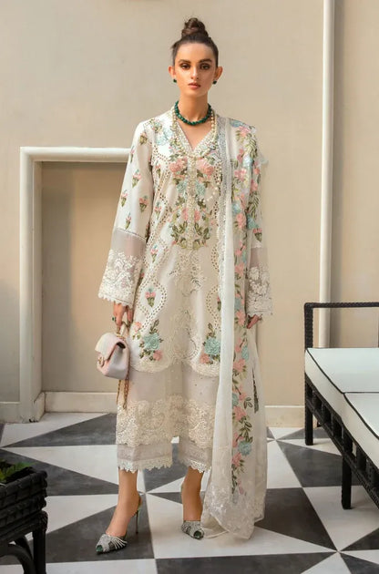 Embroidered Lawn Unstitched 3PC Set | FS7053