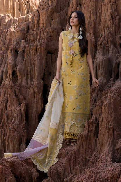 Embroidered Lawn Unstitched 3PC Set | FS7073