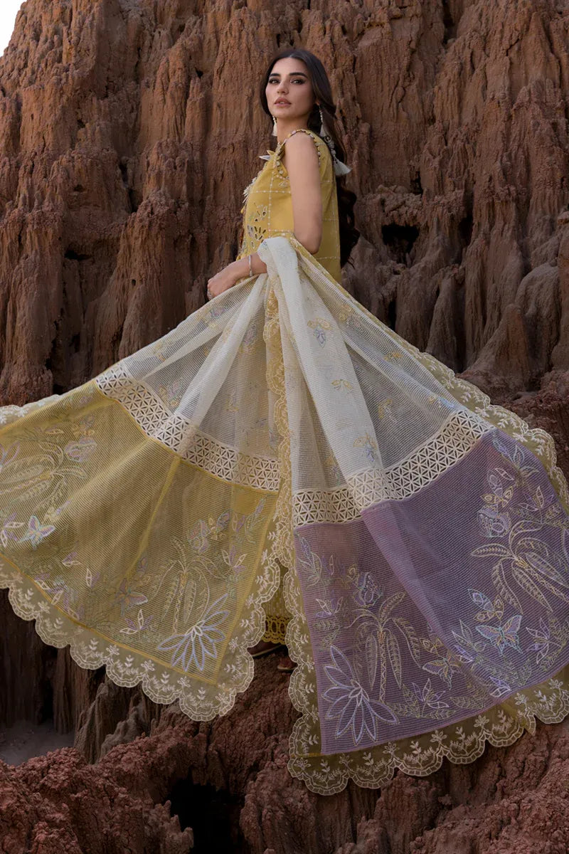 Embroidered Lawn Unstitched 3PC Set | FS7073