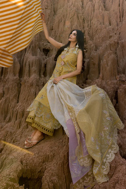 Embroidered Lawn Unstitched 3PC Set | FS7073