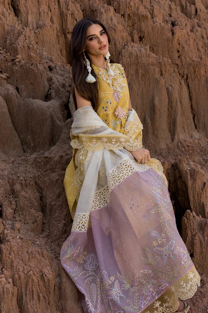 Embroidered Lawn Unstitched 3PC Set | FS7073