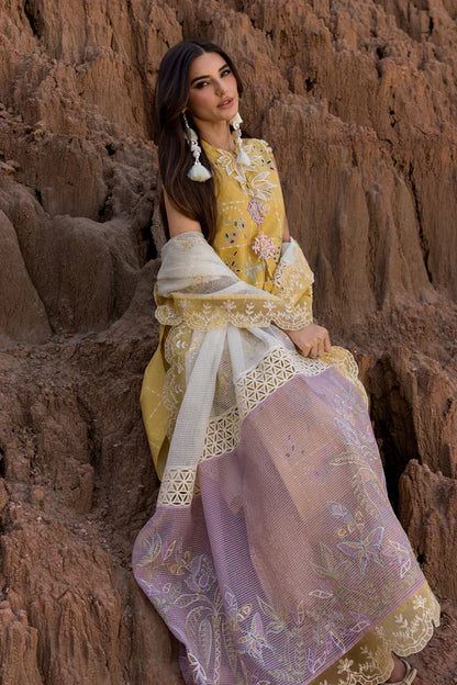 Embroidered Lawn Unstitched 3PC Set | FS7073