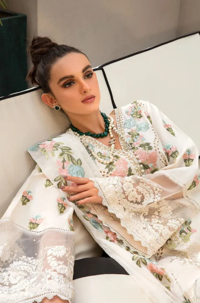 Embroidered Lawn Unstitched 3PC Set | FS7053