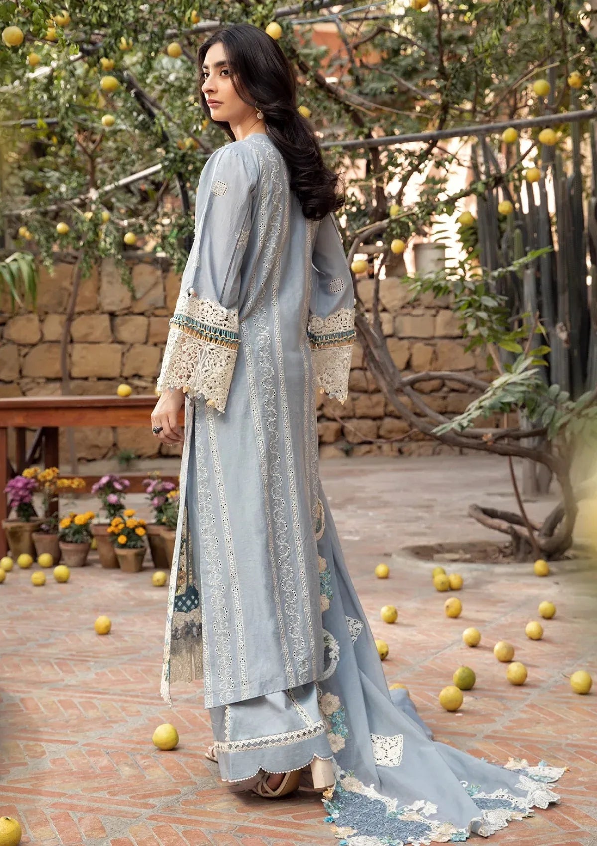 Embroidered Lawn Unstitched 3PC Set | FS7060