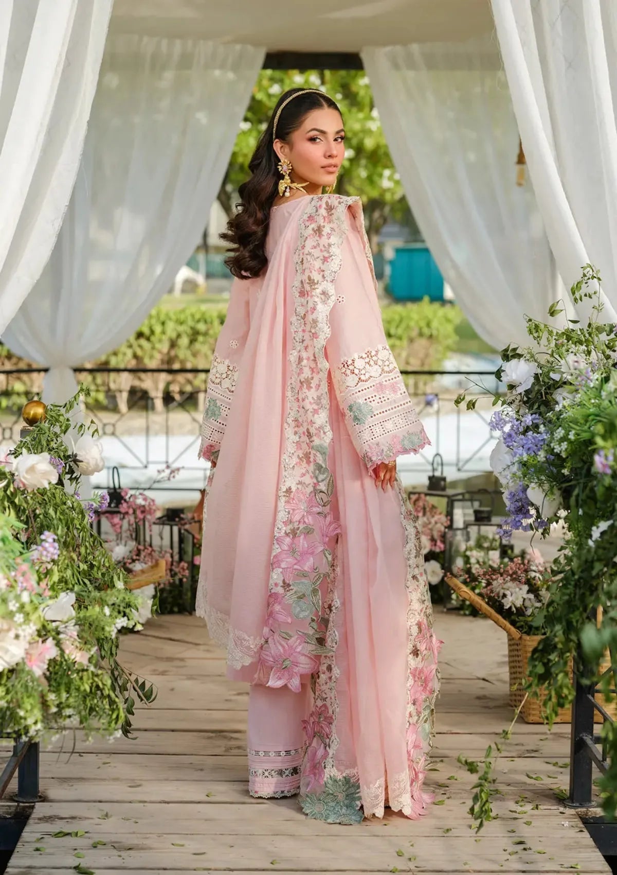 Embroidered Lawn Unstitched 3PC Set | FS7030