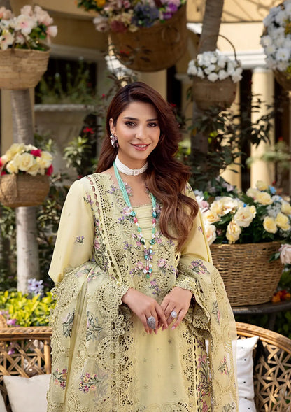 Embroidered Lawn Unstitched 3PC Set | FS7040