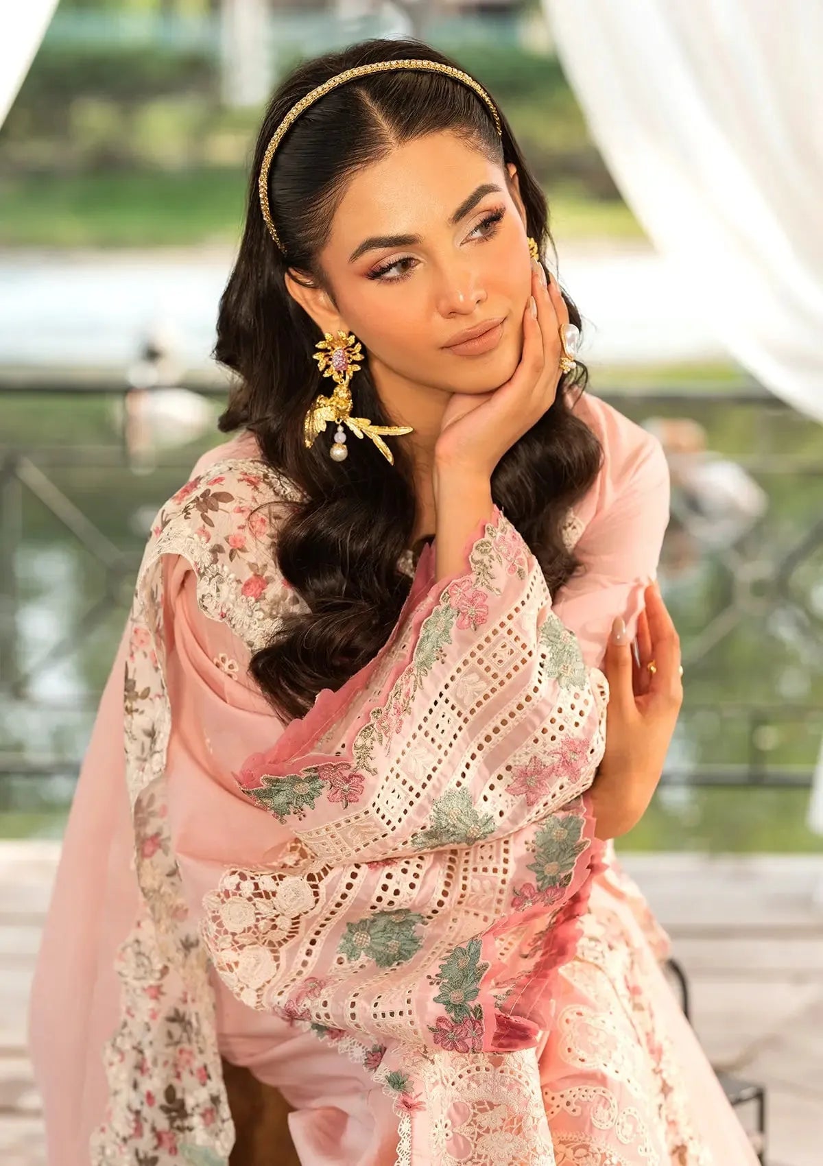 Embroidered Lawn Unstitched 3PC Set | FS7030