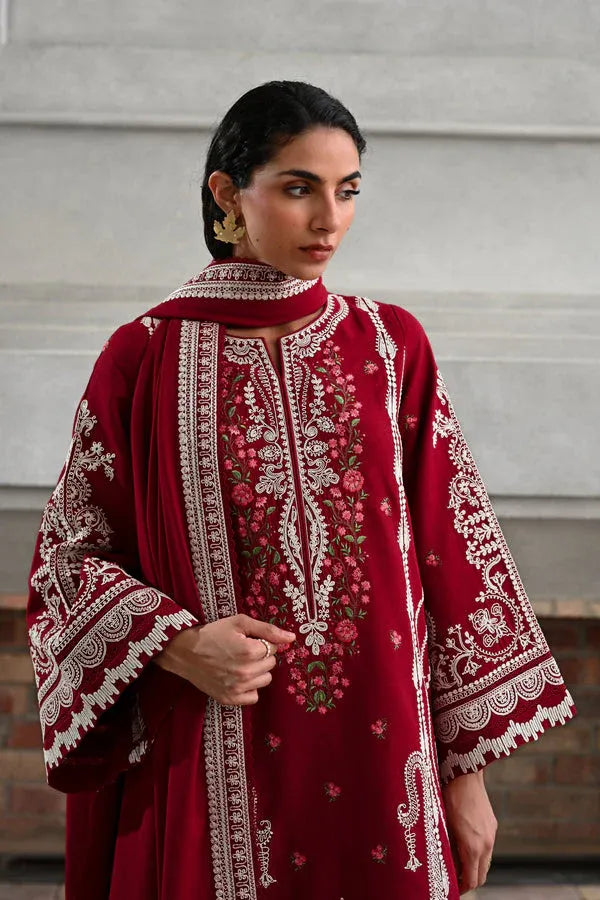 Embroidered Lawn Unstitched 3PC Set | FS7071