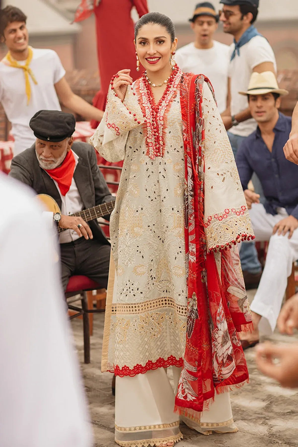 Embroidered Lawn Unstitched 3PC Set | FS7065