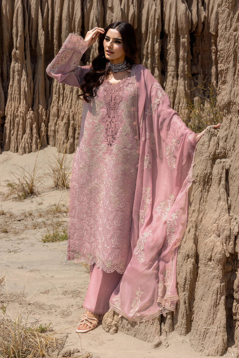 Embroidered Lawn Unstitched 3PC Set | FS7028