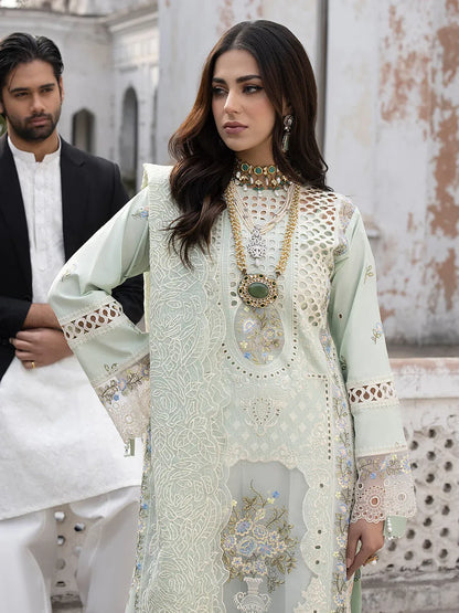Embroidered Lawn Unstitched 3PC Set | FS7049