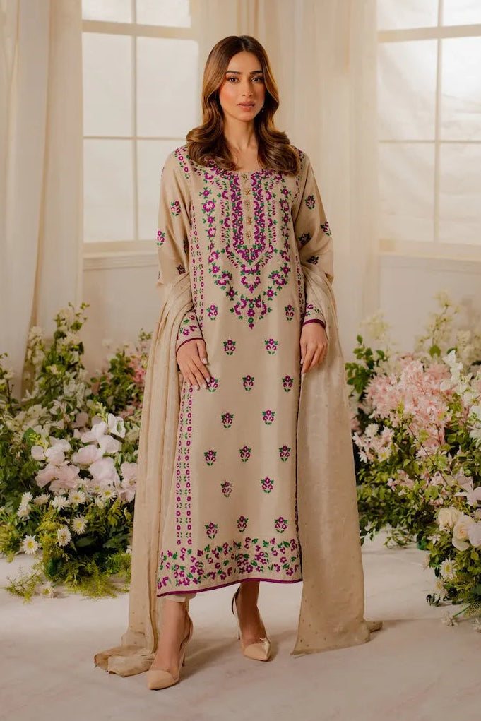 Embroidered Lawn Unstitched 3PC Set | FS7096