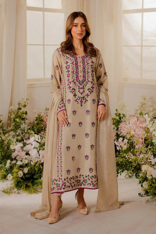 Embroidered Lawn Unstitched 3PC Set | FS7096