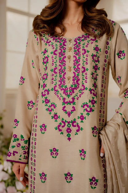 Embroidered Lawn Unstitched 3PC Set | FS7096