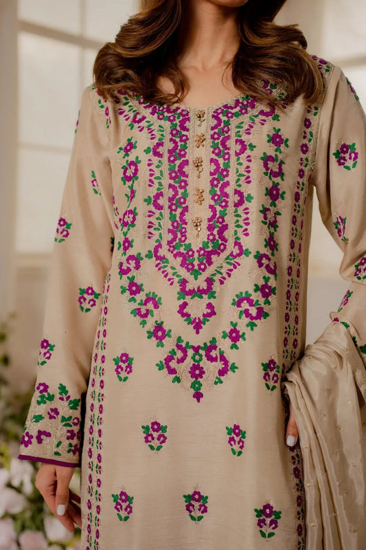 Embroidered Lawn Unstitched 3PC Set | FS7096
